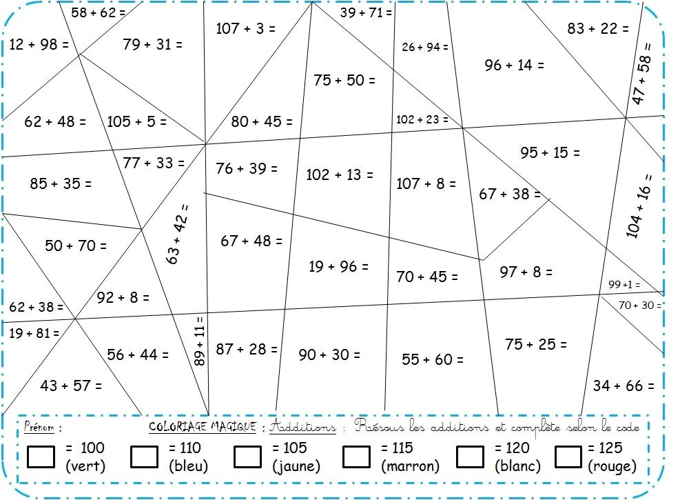 Coloriage Magique Ce 1 Coloriage Magique Ce1   Colorier Dessin   Imprimer
