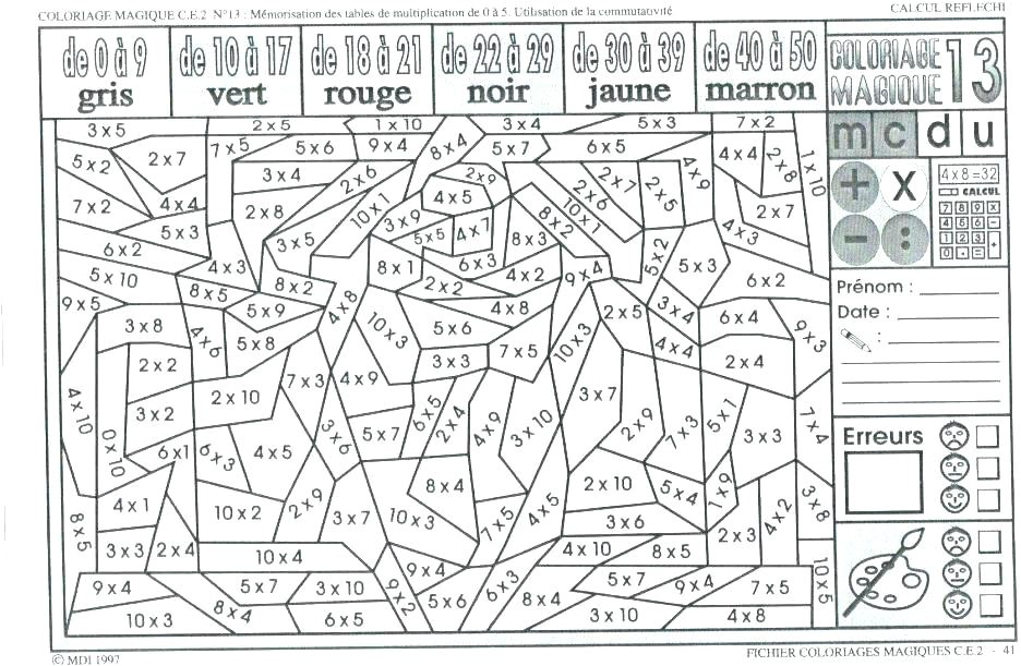 Coloriage Magique Ce1 Calcul Mental Coloriage Magique Grammaire Bizneme Coloriage Magique Ce1 Calcul