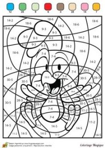 Coloriage Magique Ce1 Numération Multiplication Coloring Sheets