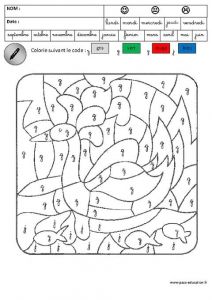 Coloriage Magique Grande Section à Imprimer 24 Best Coloriages Magiques Images On Pinterest