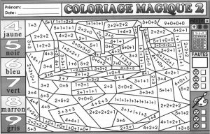 Coloriage Magique Gs Maths 02 tout Pour Les Maths Ce1 Blog Gs Cp Ce1 Ce2 De Coloriage Magique