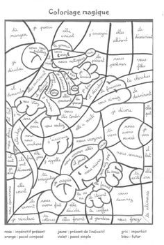 Coloriage Magique Imparfait Avoir Et Etre Exercices ÎÎ½Î±Î¶Î ÏÎ·ÏÎ· Google Gallika