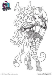 Coloriage Magique Monster High Coloriage Monster High Bonita Femur Dessin