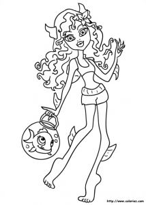 Coloriage Magique Monster High Coloriage Monster High Lagoona Blue