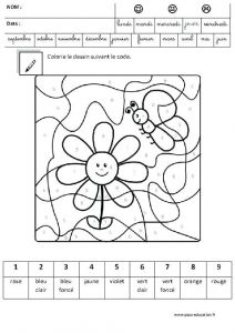 Coloriage Magique Ms Gs Coloriage Magique formes Maternelle Coloriage Magique Codac Logique