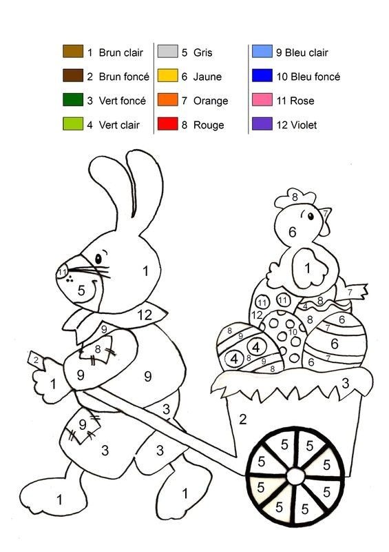 Coloriage Magique Paques Maternelle Coloriage Magique Lapin Et Poule De P¢ques Easter Coloriage Magique Paques Maternelle Coloriage Magique Lapin Et Poule De P¢ques Easter