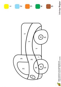 Coloriage Magique Pompier Coloriage Magique Cp Camion Imprimer Sur Hugolescargot