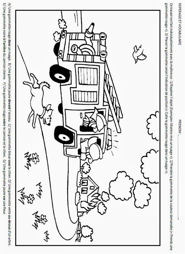 Coloriage Magique Pompier Le Journal De Chrys Les Pompiers En Maternelle