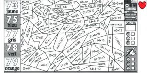 Coloriage Magique Pour Cm2 A Imprimer Coloriage Magique Calcul Addition Ce1 Coloriage Pinterest Coloriage
