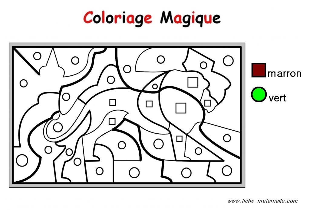Coloriage Magique Ps Maternelle 28 Dessins De Coloriage Magique Ps