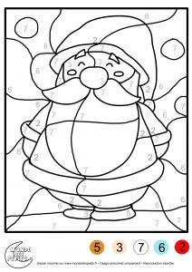 Coloriage Magique Ps Ms Coloriage Magique Maternelle Noel