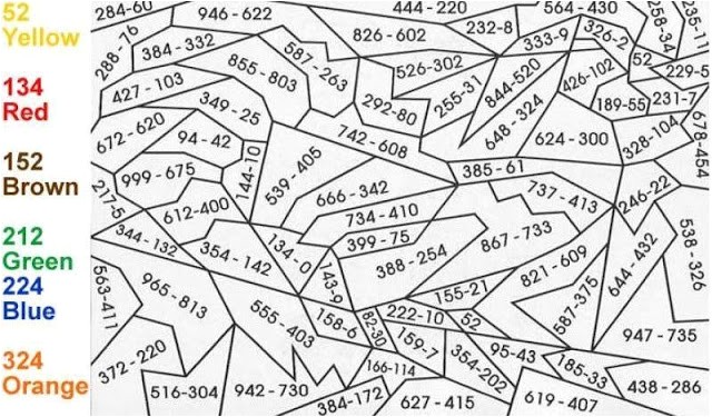 Coloriage Magique soustraction Sans Retenue Coloriage  Dessiner Magique soustraction Cp