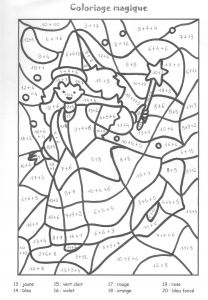 Coloriage Magique Vocabulaire Ce1 Coloriage Magique Addition Ce1