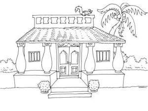 Coloriage Maison Avec Jardin Coloriage Maison 8 Tipos De Vivienda
