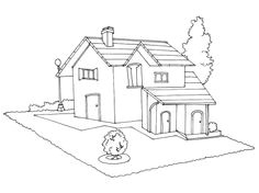 Coloriage Maison Avec Jardin Coloriage Maison 8 Tipos De Vivienda