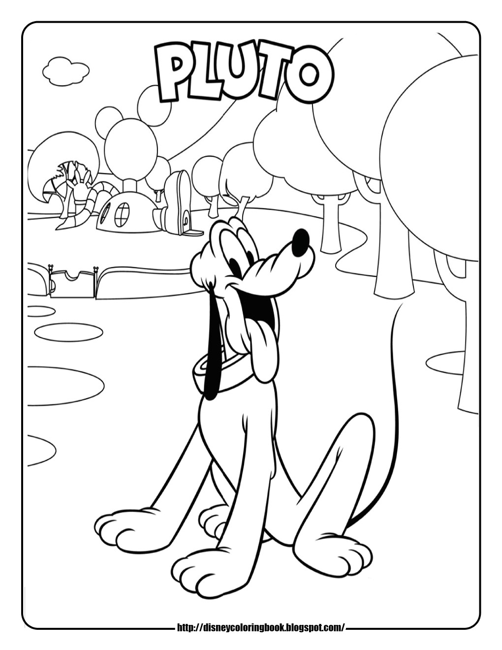 Coloriage Maison De Mickey à Imprimer Dessin Coloriage La Maison De Mickey Meublerc