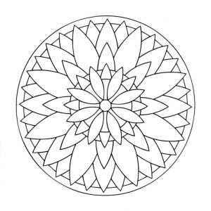 Coloriage Mandala Facile à Imprimer 187 Best Mandalas Images On Pinterest