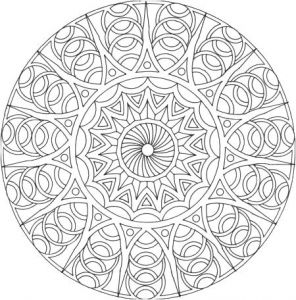 Coloriage Mandala Facile à Imprimer 724 Best More Mandalas Images On Pinterest