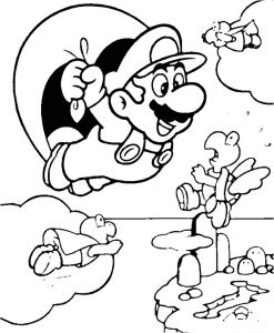 Coloriage Mario Et Luigi A Imprimer Gratuit Luigi Et Mario Az Coloriage