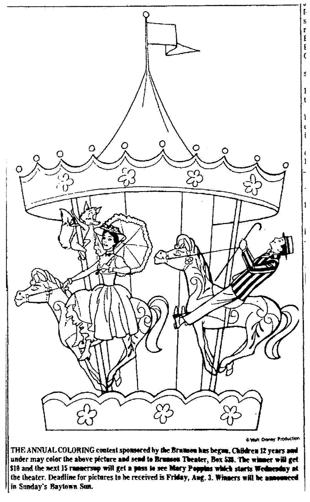 Coloriage Mary Poppins Lovely Inspiration Ideas Mary Poppins Coloring Pages 7331 Gif 1000
