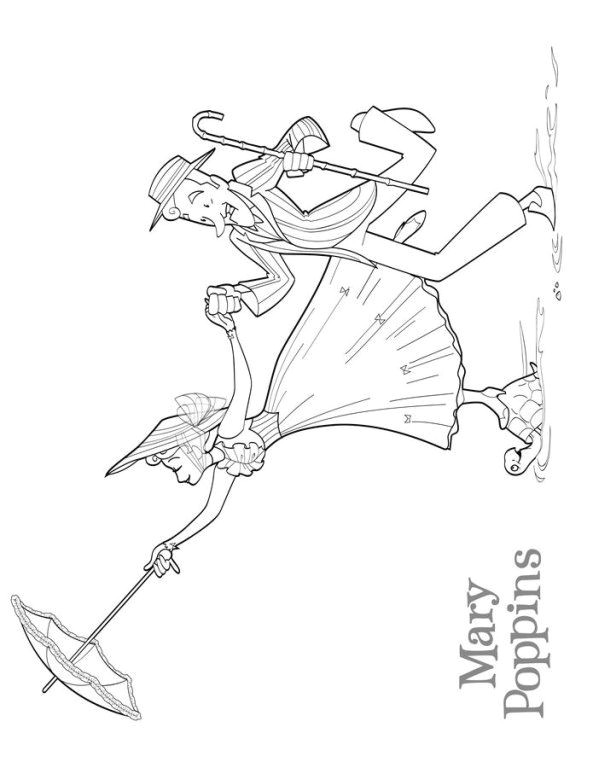 Coloriage Mary Poppins Pin by Marjolaine Grange On Coloriage Mary Poppins