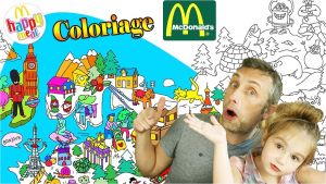 Coloriage Mcdo Le Monde Entier   Colorier Dans ton Happy Meal Programme