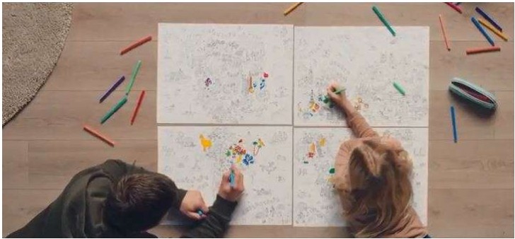 Coloriage Mcdo Mcdonald S S associe   Omy Pour Du Coloriage Xxl