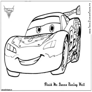 Coloriage Mcqueen à Imprimer Inspiration Coloriage Cars Flash Mcqueen A Imprimer