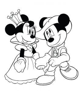 Coloriage Mickey Et Minnie à Imprimer Coloriage Minnie Et Dessin Minnie A Imprimer Avec Mickey Coloriage