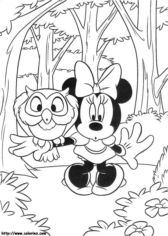 Coloriage Minni Coloriage 7 Dessin Minnie Disney Coloring