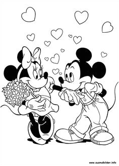 Coloriage Minnie Bébé Dessin En Couleurs   Imprimer Personnages Cél¨bres Walt Disney