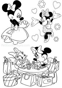 Coloriage Minnie Gratuit à Imprimer Coloriage Pour Enfant Minnie