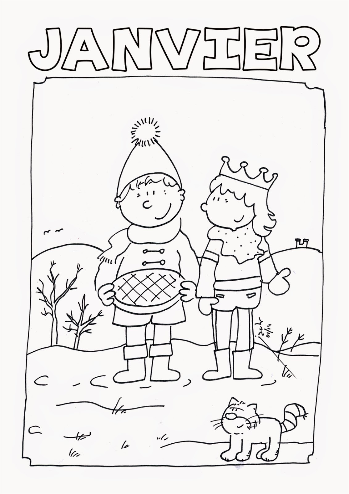 Coloriage Mois De L Année Maternelle Danger école Affichages Utiles En Vrac