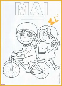 Coloriage Mois De Mai 37 Sensationnel Disposition Coloriage Des Mois Grande Section
