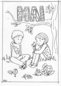 Coloriage Mois De Mai Bibouche En Classe Le Joli Mois De Mai