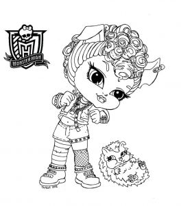 Coloriage Monster Energy Baby Monster High Coloring Pages