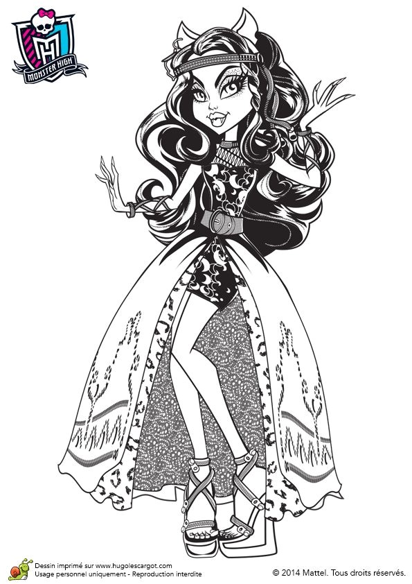 Coloriage Monster High Catty Noir 1643 Best Monster High Characters Images On Pinterest