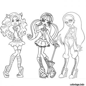 Coloriage Monsterhigh Coloriage Monster High Jecolorie