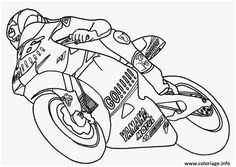 Coloriage Moto à Imprimer Gratuit Dessin D Une Moto De Course Personnalisée Avec La Jolie Pilote