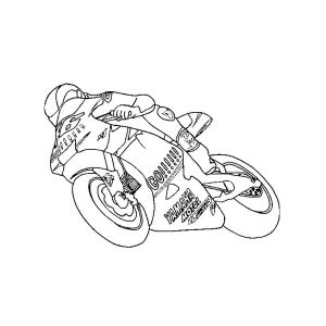 Coloriage Moto De Course à Imprimer Coloriage Moto Course