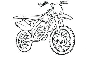 Coloriage Moto Trial Coloriage De Motos Dessin Moto 07 A Colorier Coloriage A Imprimer