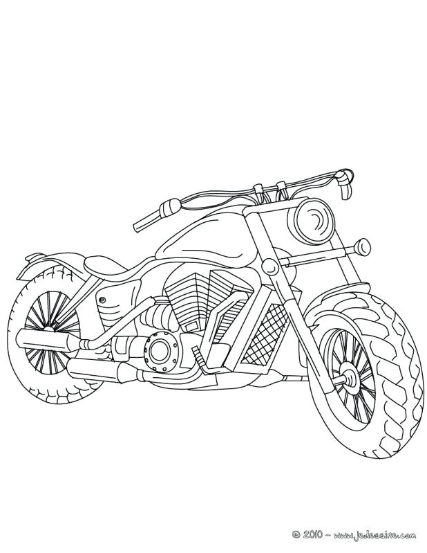 Coloriage Moto Trial Coloriage Moto En Ligne De Cross Police A Colorier