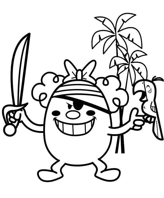 Coloriage Mr Mme Coloriage Madame Pirate Coloriage