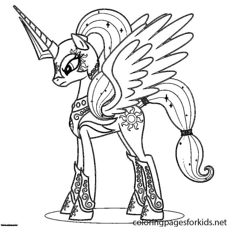 Coloriage My Little Pony Princesse Celestia Pin by April Dikty ordoyne On My Little Pony Pinterest