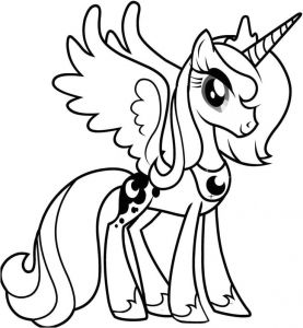 Coloriage My Little Pony Princesse Luna 26 Best My Little Pony Coloring Pages Images On Pinterest