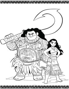 Coloriage Mystère Pixar Moana Coloring Page From Moana Category Select From Printable