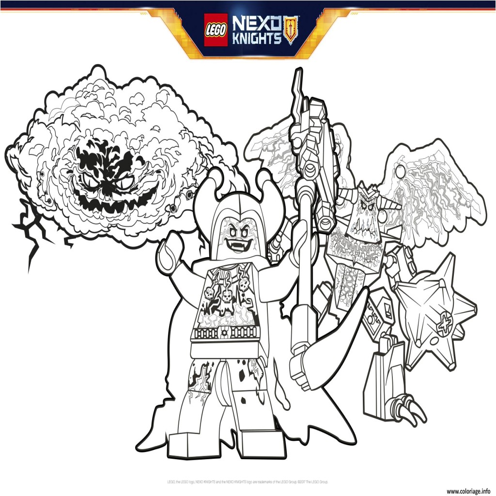 Coloriage Nexo Knight Coloriage Lego Nexo Knights