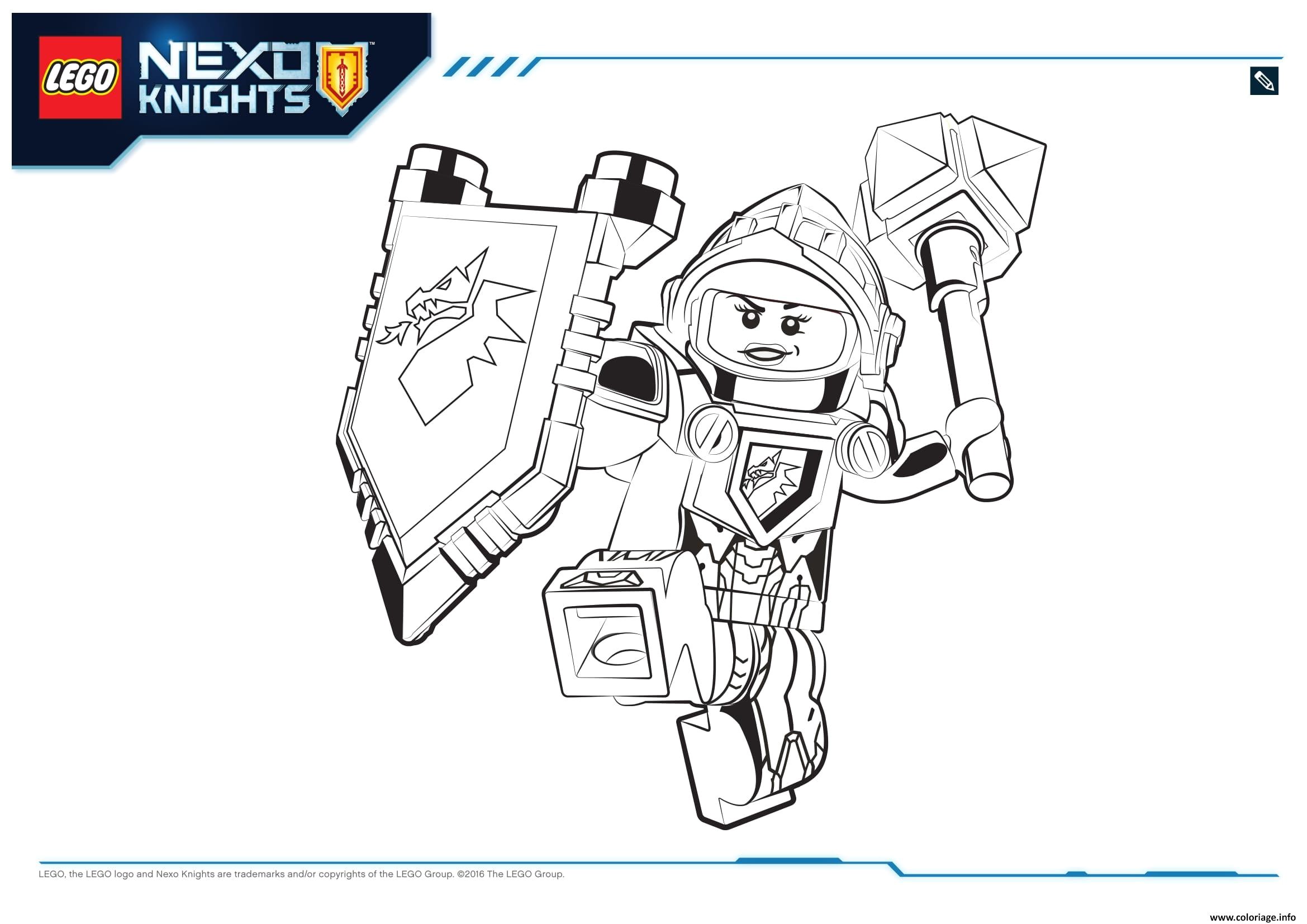 Coloriage Nexo Knight Luxe Coloriage Lego Nexo Knit