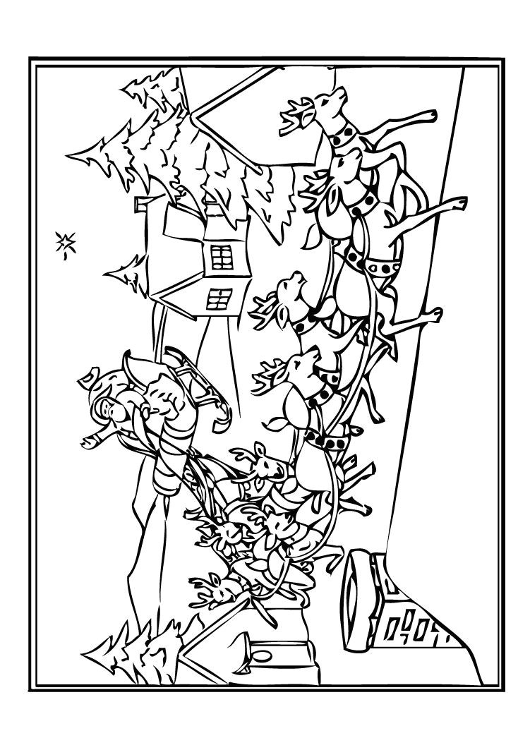Coloriage Noel En Ligne à Imprimer Coloring De No L