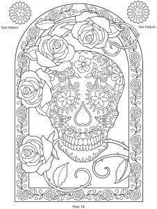 Coloriage Numéroté Adulte 129 Best Skull Images On Pinterest